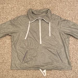 Half Zip Mock Neck Windbreaker